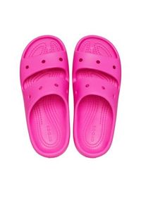 Crocs Klapki Classic Sandal V2 Kids 209421 Różowy. Kolor: różowy