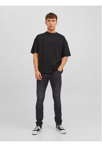 Jack & Jones - Jack&Jones Jeansy Glenn 12243595 Czarny Slim Fit. Kolor: czarny