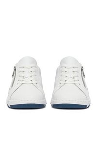 Rieker Sneakersy CEO-42424-80 Biały. Kolor: biały. Materiał: skóra #7