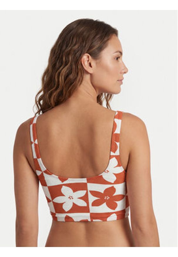 Roxy Góra od bikini Hazy Days ERJX305624 Pomarańczowy. Kolor: pomarańczowy. Materiał: syntetyk
