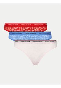 TOMMY HILFIGER - Tommy Hilfiger Komplet 3 par fig klasycznych UW0UW04897 Kolorowy. Materiał: syntetyk. Wzór: kolorowy