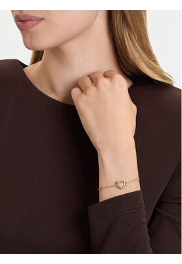 Guess Bransoletka JUBB05 461JW Złoty. Materiał: metalowe. Kolor: złoty