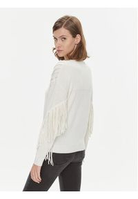 Pinko Sweter Libellula 102082 A19L Écru Regular Fit. Materiał: syntetyk #4