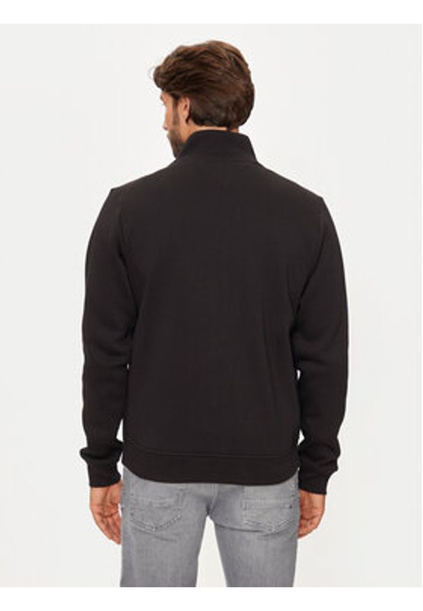 TOMMY HILFIGER - Tommy Hilfiger Bluza MW0MW35543 Czarny Regular Fit. Kolor: czarny. Materiał: syntetyk, bawełna