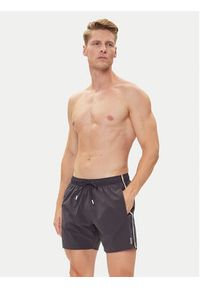 BOSS Szorty kąpielowe Iconic 50491594 Szary Regular Fit. Kolor: szary. Materiał: syntetyk #4