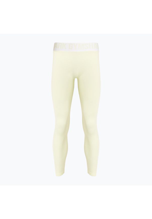 GYM SHARK - Legginsy treningowe damskie Gymshark Flex Low Rise. Kolor: zielony