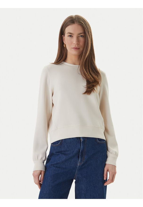 only - ONLY Bluza Maya 15369155 Kremowy Regular Fit. Kolor: kremowy. Materiał: syntetyk