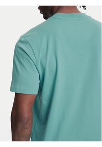 Adidas - adidas T-Shirt Essentials Linear JX5707 Turkusowy Regular Fit. Kolor: turkusowy. Materiał: bawełna #3