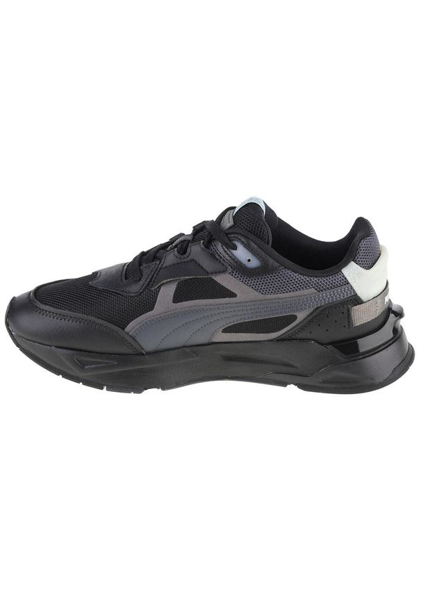 Buty do chodzenia, Puma Mirage Sport Hacked 383935-02. Zapięcie: sznurówki. Kolor: wielokolorowy, czarny. Materiał: materiał, tkanina, syntetyk. Szerokość cholewki: normalna. Sport: turystyka piesza