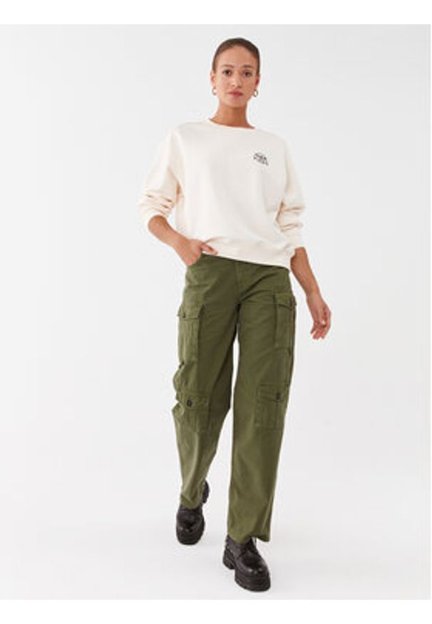 Pinko Spodnie materiałowe Variable 101986 A0D5 Zielony Relaxed Fit. Kolor: zielony. Materiał: bawełna