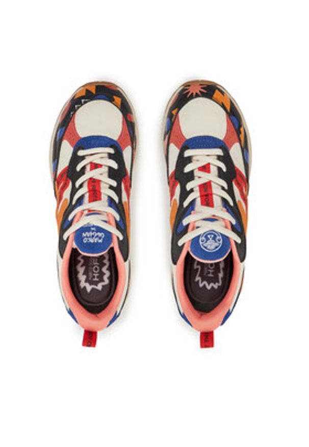 HOFF Sneakersy Oggian 12511007 Kolorowy. Materiał: zamsz, skóra. Wzór: kolorowy