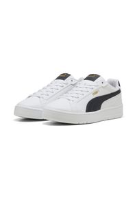 Puma - Sneakersy unisex Court Classico PUMA White New Navy Gold Blue. Kolor: niebieski, wielokolorowy, biały. Materiał: syntetyk, materiał