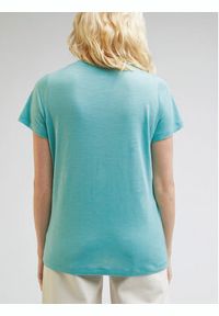 Lee T-Shirt L41JEN41 112330436 Turkusowy Regular Fit. Kolor: turkusowy #5