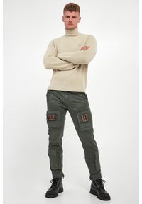 Aeronautica Militare - Golf męski wełniany AERONAUTICA MILITARE. Typ kołnierza: golf. Materiał: wełna #5