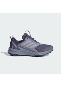 Adidas - Buty Tracefinder Trail Running. Kolor: fioletowy, szary, niebieski, wielokolorowy. Sport: bieganie