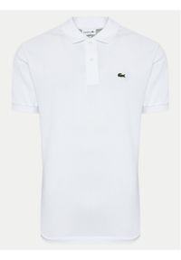 Lacoste Polo L1212 Biały Classic Fit. Typ kołnierza: polo. Kolor: biały. Materiał: bawełna