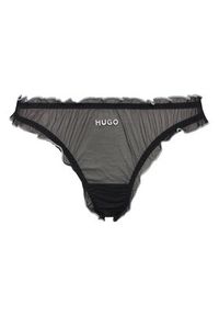 Hugo - HUGO Komplet 3 par stringów 50550109 Czarny. Kolor: czarny. Materiał: syntetyk