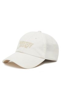 Czapka z daszkiem Tommy Jeans. Kolor: kremowy #1