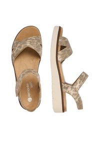 Remonte Sandały CEO-D2049-91 Beżowy. Kolor: beżowy. Materiał: zamsz, skóra #5
