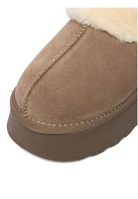 Badura Kapcie EO-EDI-TS6292 Szary. Kolor: szary. Materiał: zamsz, skóra #2