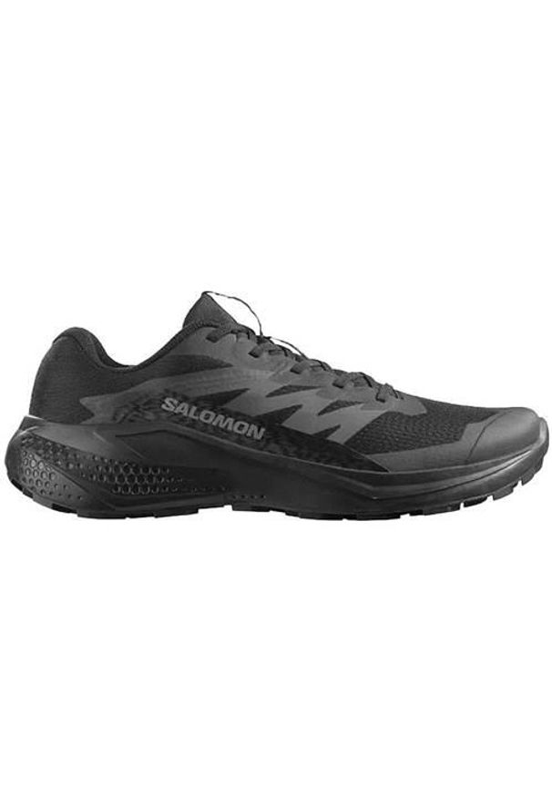 salomon - Buty do biegania męskie Salomon Alphaglide. Kolor: czarny. Materiał: syntetyk, materiał. Szerokość cholewki: normalna