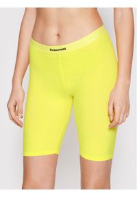 Dsquared2 Underwear Szorty sportowe Ceresio D8N623920 Żółty Slim Fit. Kolor: żółty. Materiał: syntetyk