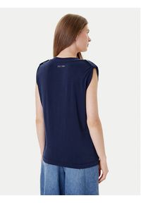 Guess Bluzka W5YP52 KCYW2 Granatowy Regular Fit. Kolor: niebieski #3