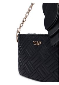 Guess Torebka Sally Mini HWQG99 21770 Czarny. Kolor: czarny. Materiał: skórzane #6