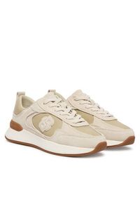 BOSS Sneakersy B Icon 50557740 Beżowy. Kolor: beżowy. Materiał: zamsz, skóra #4