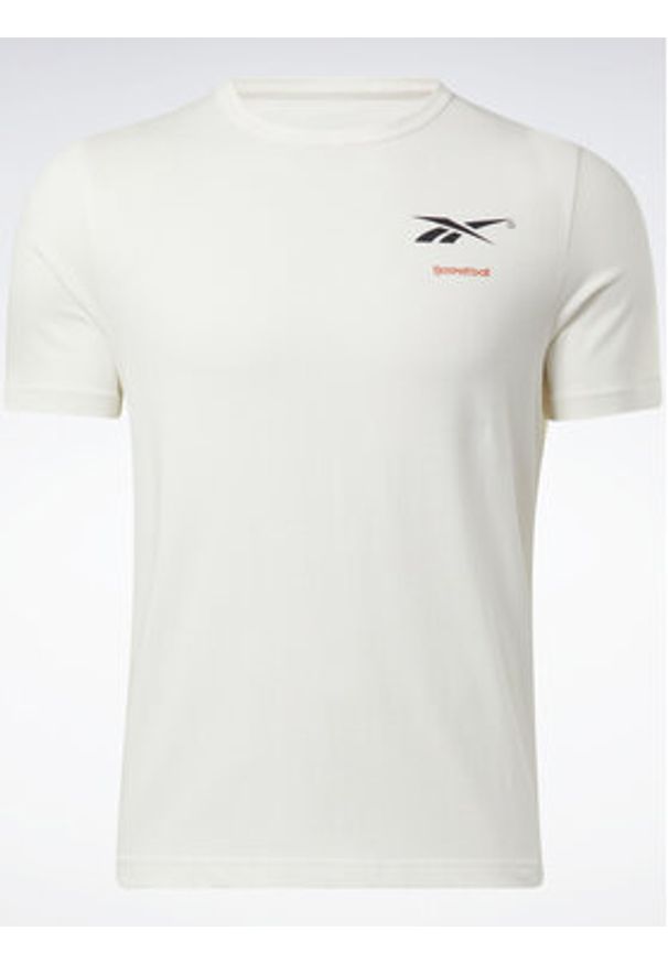 Reebok T-Shirt Reebok Basketball Court Top T-Shirt HN5804 Biały Relaxed Fit. Kolor: biały. Materiał: bawełna