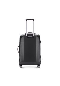 Wittchen - Średnia walizka z polikarbonu jednokolorowa czarna. Kolor: czarny. Materiał: guma #5