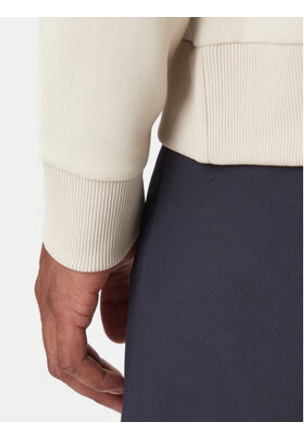 BOSS Bluza Skaz 50555496 Beżowy Regular Fit. Kolor: beżowy. Materiał: bawełna