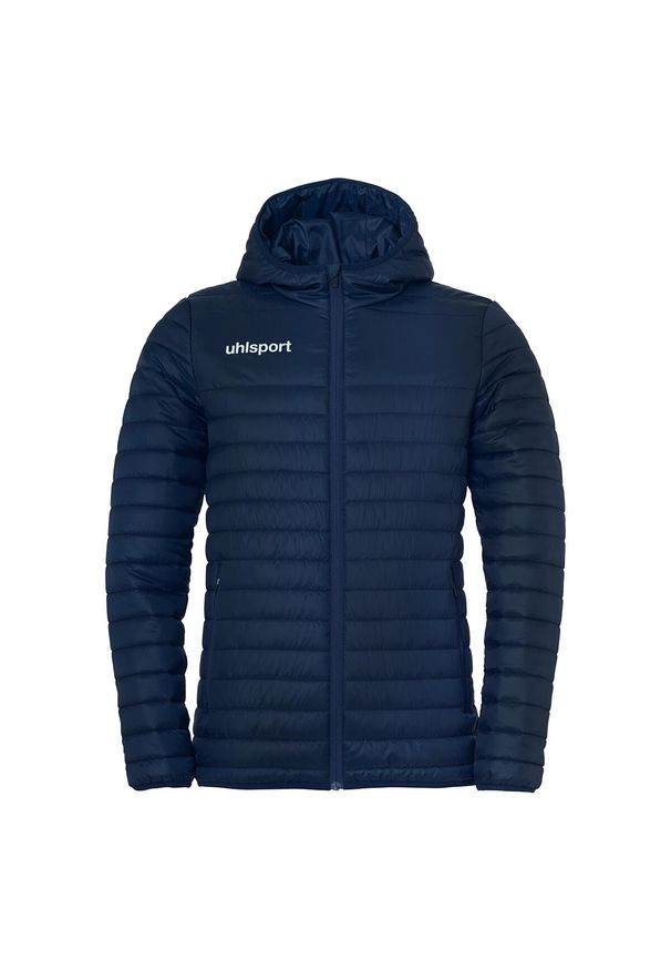 UHLSPORT - Kurtka z kapturem Uhlsport Essential Ultra Lite. Typ kołnierza: kaptur. Kolor: niebieski, czarny, wielokolorowy. Sport: piłka nożna