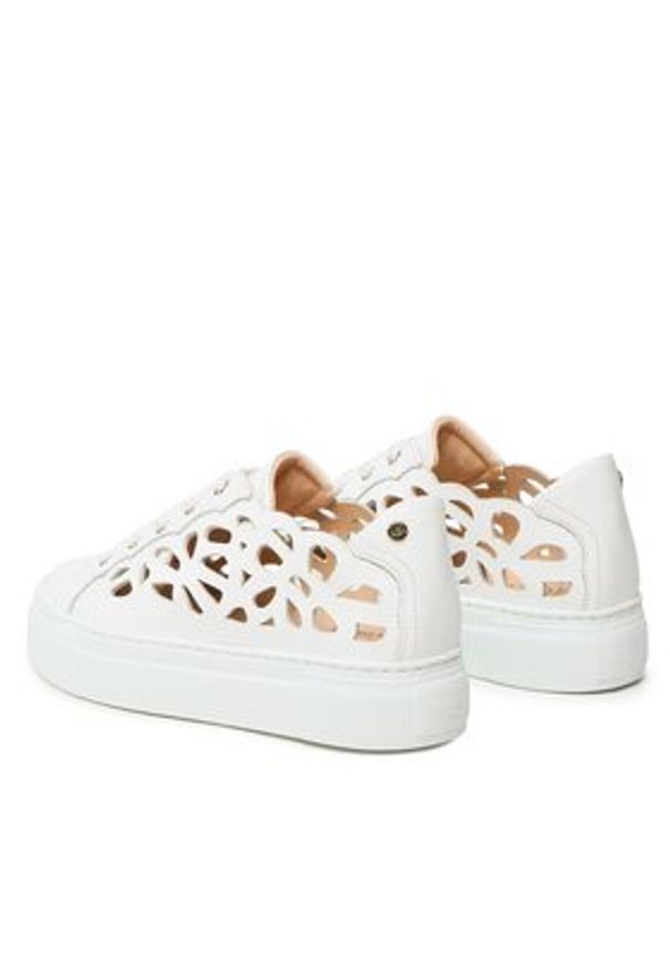 AGL Sneakersy Mandi D925249PGKV201A634 Biały. Kolor: biały. Materiał: skóra