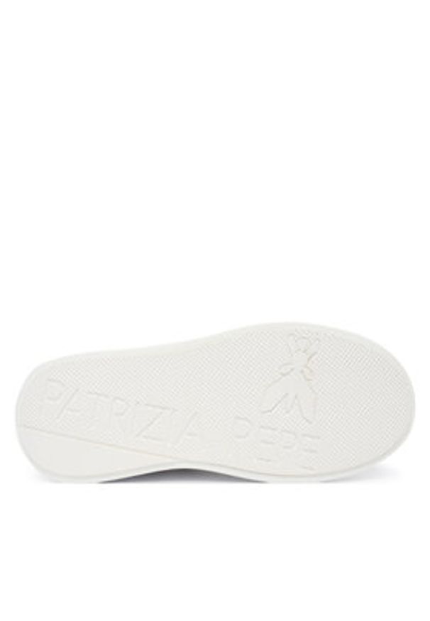 Patrizia Pepe Sneakersy PPJ904.02 Écru. Materiał: skóra