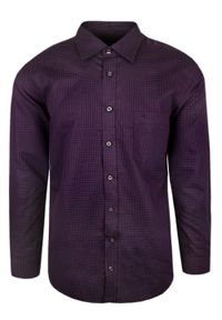 Koszula Męska Vesari (Vistula) - Regular - Granat i Bordo, Mikrowzór. Kolor: niebieski, czerwony, wielokolorowy. Materiał: bawełna. Sezon: lato. Styl: klasyczny, elegancki #1