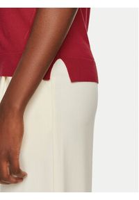 BOSS - Boss Sweter Falyssiasi 50492857 Czerwony Regular Fit. Kolor: czerwony. Materiał: wełna