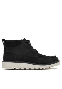 Clarks Trzewiki Barnes Mid 261741287 Czarny. Kolor: czarny. Materiał: skóra, zamsz #1