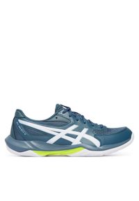 Asics Buty halowe Gel-Rocket 12 1071A116 Granatowy. Kolor: niebieski. Materiał: skóra #1