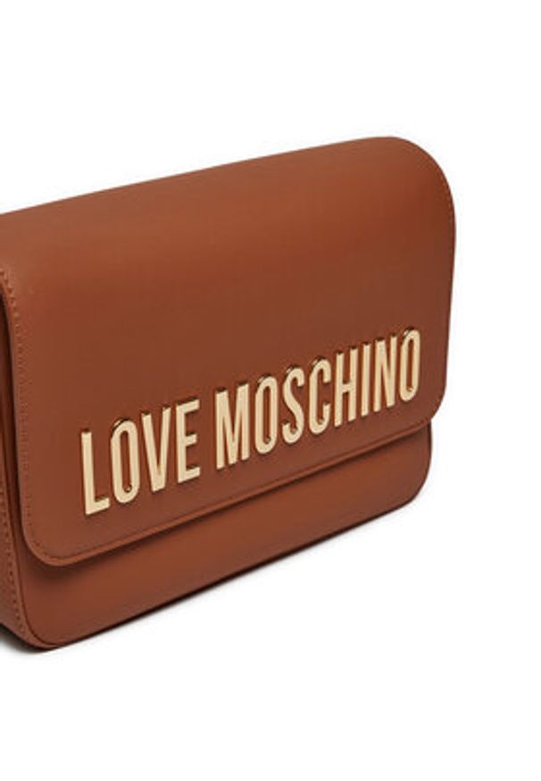 Love Moschino - LOVE MOSCHINO Torebka JC4023PP1LKD0208 Brązowy. Kolor: brązowy. Materiał: skórzane