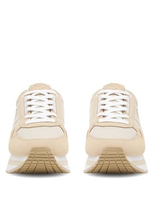 Beverly Hills Polo Club Sneakersy BHPC042W Beżowy. Kolor: beżowy. Materiał: materiał