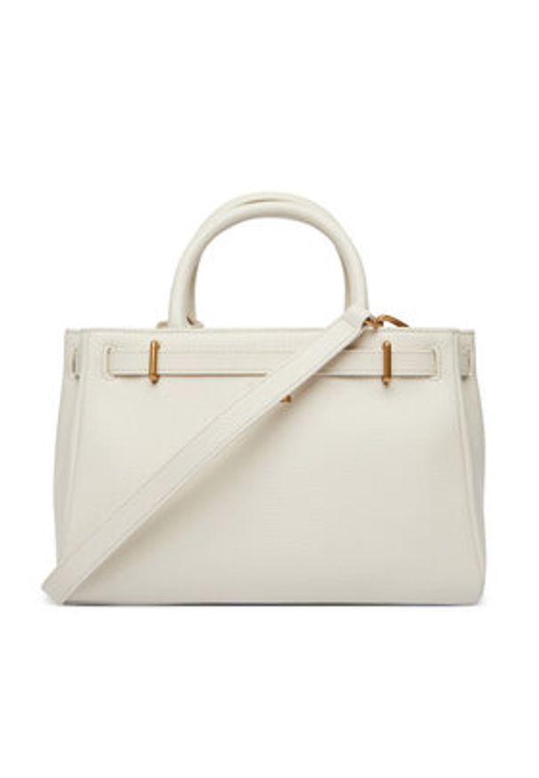 TOMMY HILFIGER - Tommy Hilfiger Torebka American Icon Mini Tote Leather AW0AW17926 Beżowy. Kolor: beżowy. Materiał: skórzane