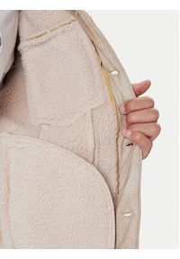 Guess Kurtka z imitacji skóry M5BL0I W2500 Beżowy Regular Fit. Kolor: beżowy. Materiał: skóra
