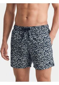 Emporio Armani Szorty kąpielowe EM000583 AF20440 FB356 Granatowy. Kolor: niebieski. Materiał: syntetyk #1