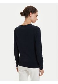 Beverly Hills Polo Club Sweter P-SS26W-M536563 Granatowy Regular Fit. Typ kołnierza: polo. Kolor: niebieski. Materiał: bawełna #4