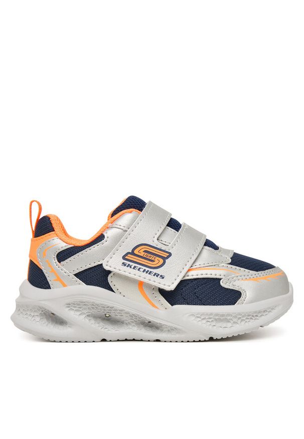 skechers - Sneakersy Skechers. Kolor: srebrny