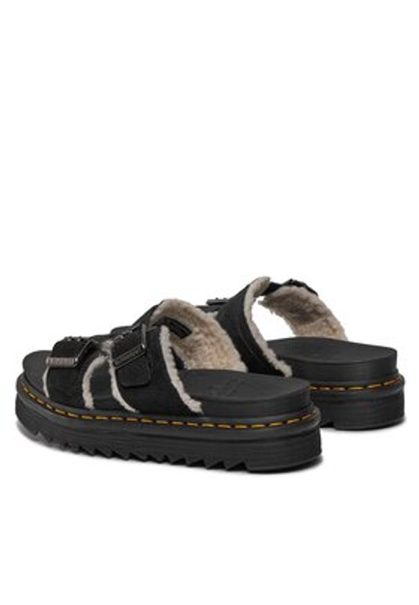 Dr. Martens Klapki 27771001 Czarny. Kolor: czarny. Materiał: skóra