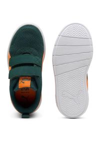 Adidasy Puma Courtflex V3 Mesh Ps, Dzieci. Okazja: na uczelnię. Kolor: zielony. Materiał: mesh. Sport: joga i pilates