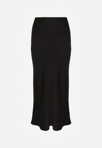 Renee - Czarna Satynowa Spódnica Maxi High Waist Formia. Stan: podwyższony. Kolor: czarny. Materiał: satyna #6