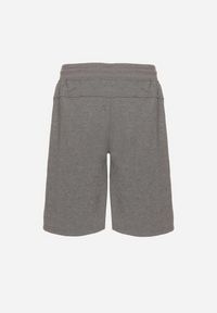 Born2be - Ciemnoszare Klasyczne Dresowe Szorty z Bawełną Liraneve. Okazja: na co dzień, na spacer. Kolor: szary. Materiał: bawełna, dresówka. Styl: klasyczny